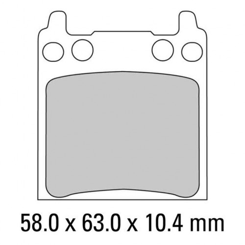 FERODO Brake Disc Pad Set FDB134P