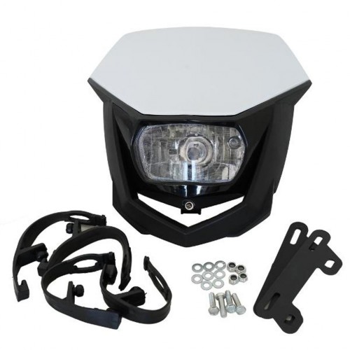 Headlight Off Road 12v Hal White/Black