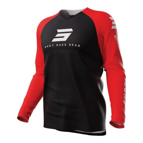 Shot Jersey Raw Escape Red