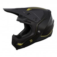 SHOT Helmet Core Comp Matt Black/Gold MIPS XL*