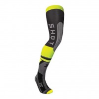 Shot Knee Brace Socks Neon Yellow