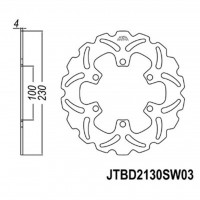 Disc Brake Rotor Solid SWave*