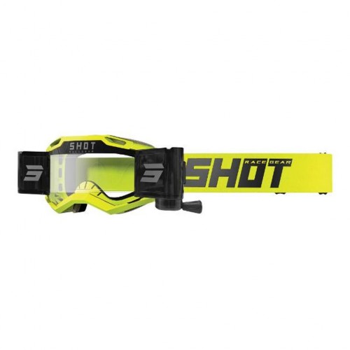 SHOT Goggles Iris 2.0 Roll-Offs Neon Yellow