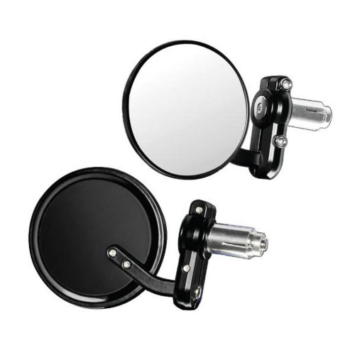 LAMPA Bar End Mirror Set DERNIER Black