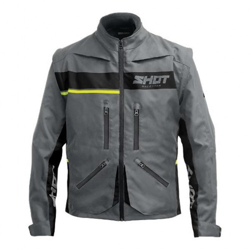 SHOT Jacket Contact Assault 2.0 Grey/Neon Yellow