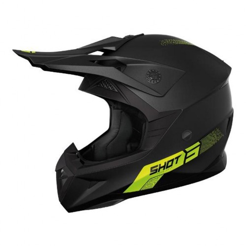 SHOT Helmet Pulse Element Matt Neon Yellow