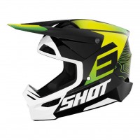 SHOT Kids Helmet Furious Apex Glossy Neon Yellow