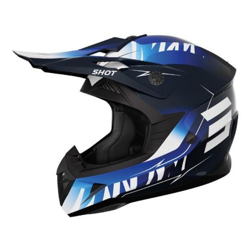SHOT Kids Helmet Pulse X-Treme Glossy Blue