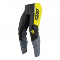 SHOT Kids Pants Draw League Neon Yellow